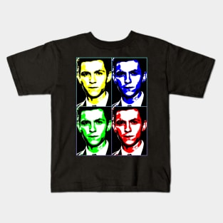 Tom Holland (pop art) Kids T-Shirt